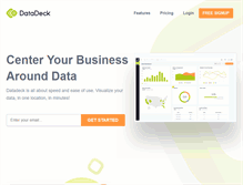 Tablet Screenshot of datadeck.com